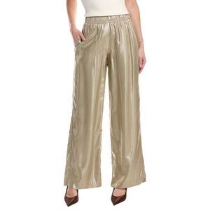 Brunello Cucinelli Womens  Metallic Pull-On Pant